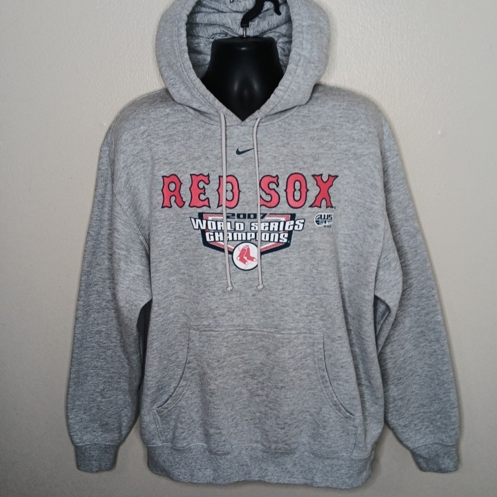Nike Gray Red Sox Men's Hoodie